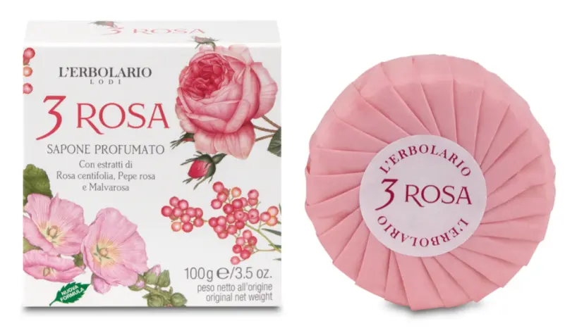 3 Rosa Sapone 100g