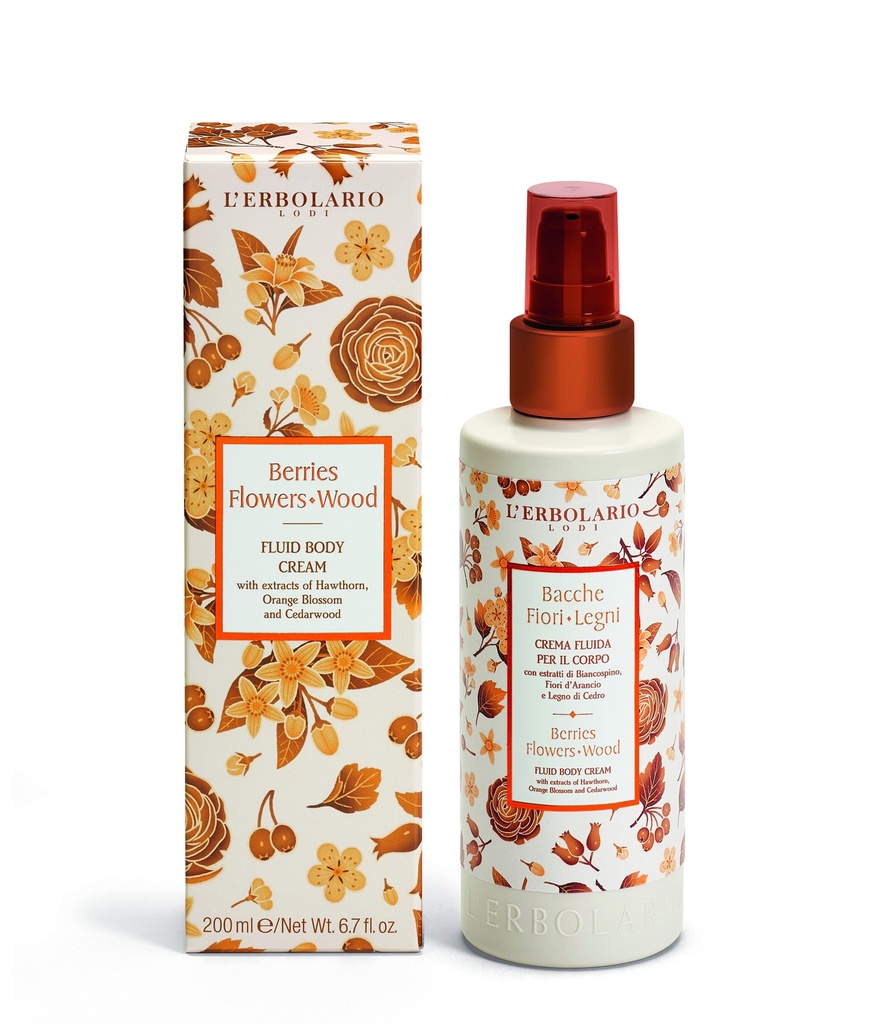 Bacche Fiori Legni Crema Corpo 200ml