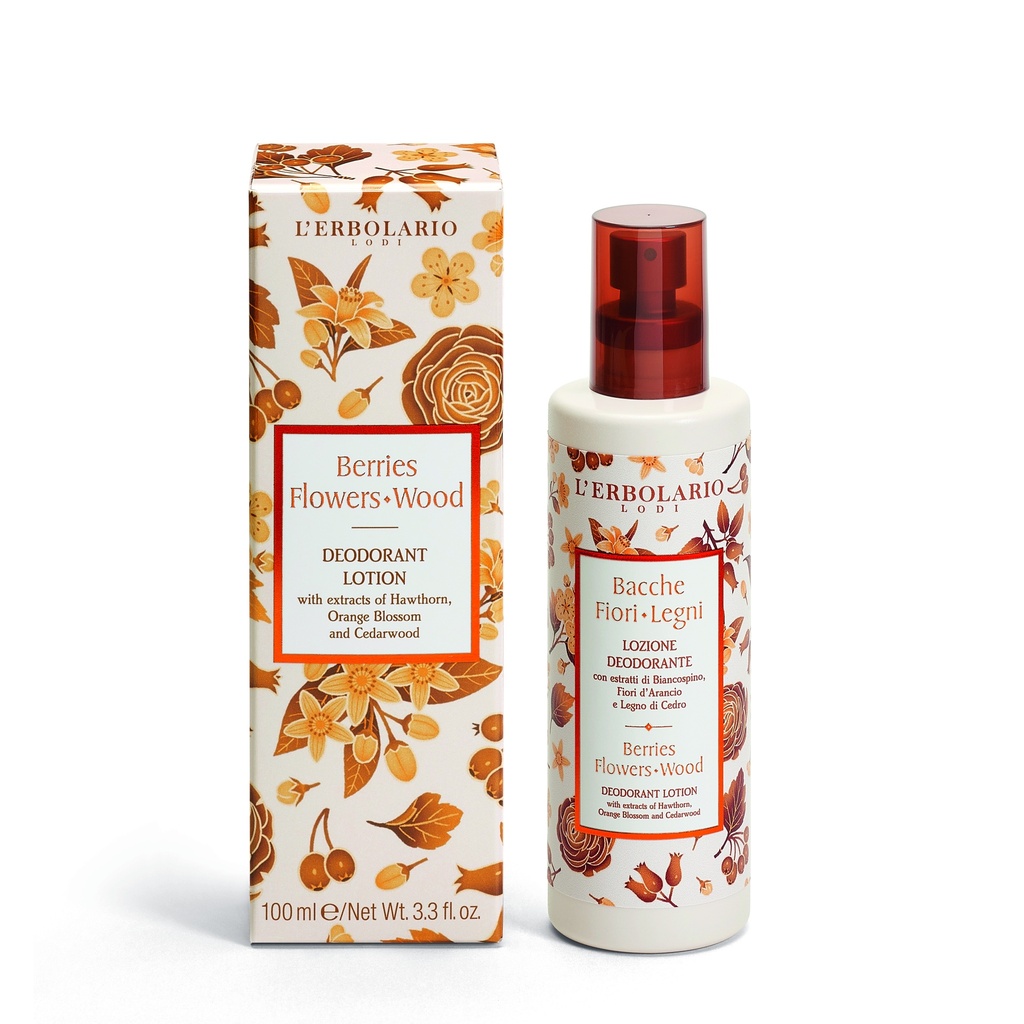 Bacche Fiori Legni Lozione Deodorante 100ml