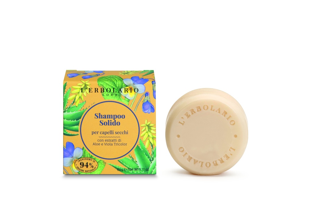 Shampoo Solido per Capelli Secchi 60g