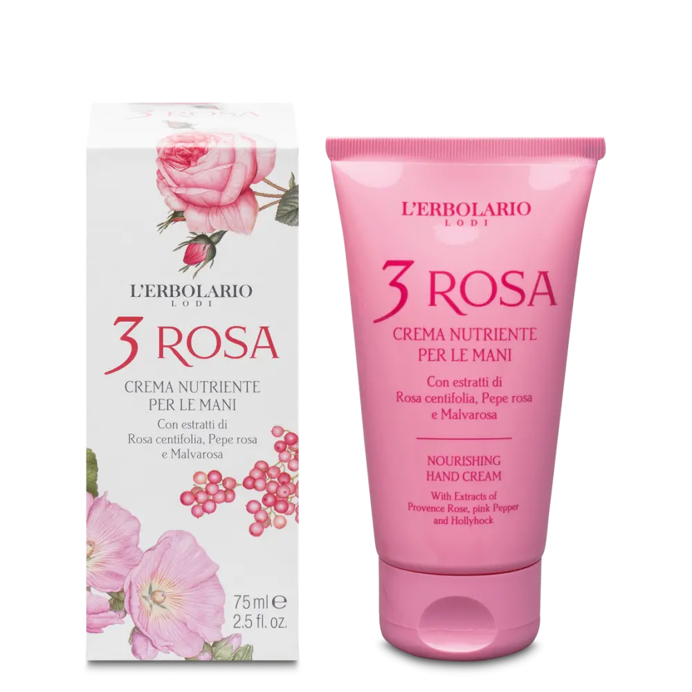 3 Rosa Crema Mani 75ml