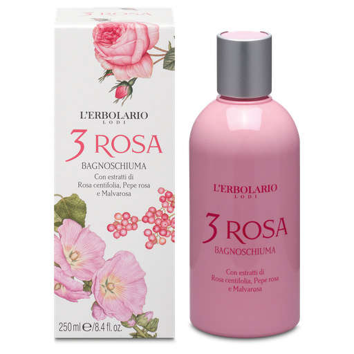 [036.346] 3 Rosa Bagnoschiuma 250ml