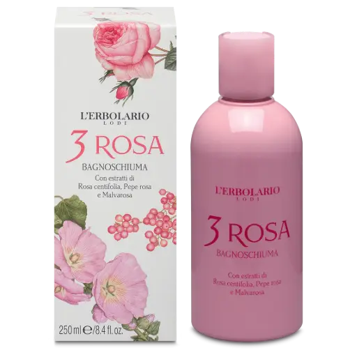 [036.346] 3 Rosa Bagnoschiuma 250ml