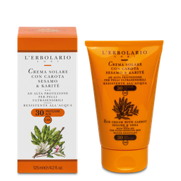 [086.216] Crema Solare per Pelli Ultrasensibili SPF30 125 ml