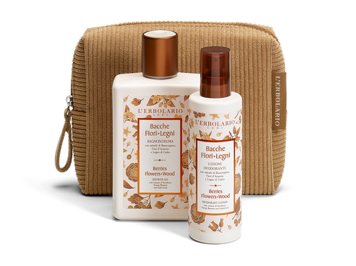 [088.062] Bacche Fiori Legni Beauty-Pochette Legno di Cedro