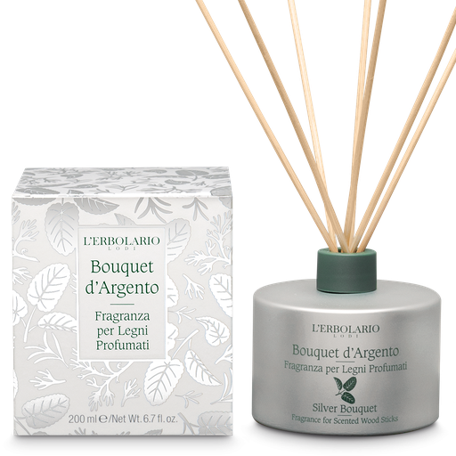 [081.046] Bouquet d'Argento Fragranza per Legni Profumati 200ml
