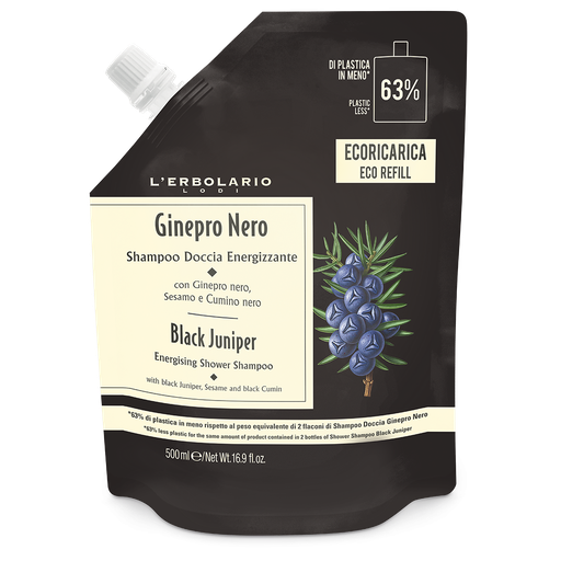 [036.015] Ginepro Nero Ecoricarica Shampoo Doccia 500ml