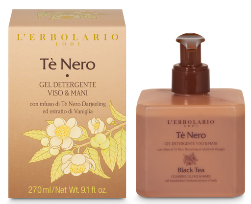 [002.118] Tè Nero Gel Detergente Viso & Mani 270ml