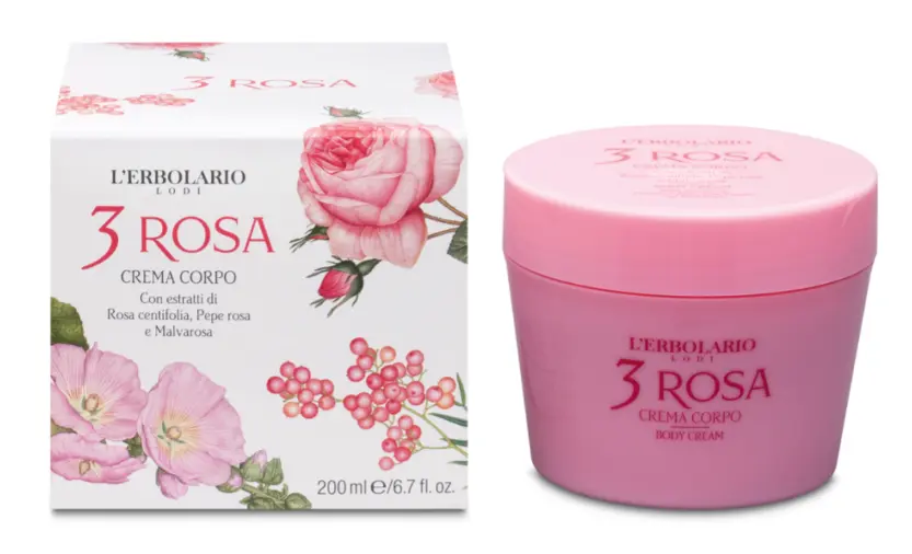 3 Rosa Crema Corpo 200ml