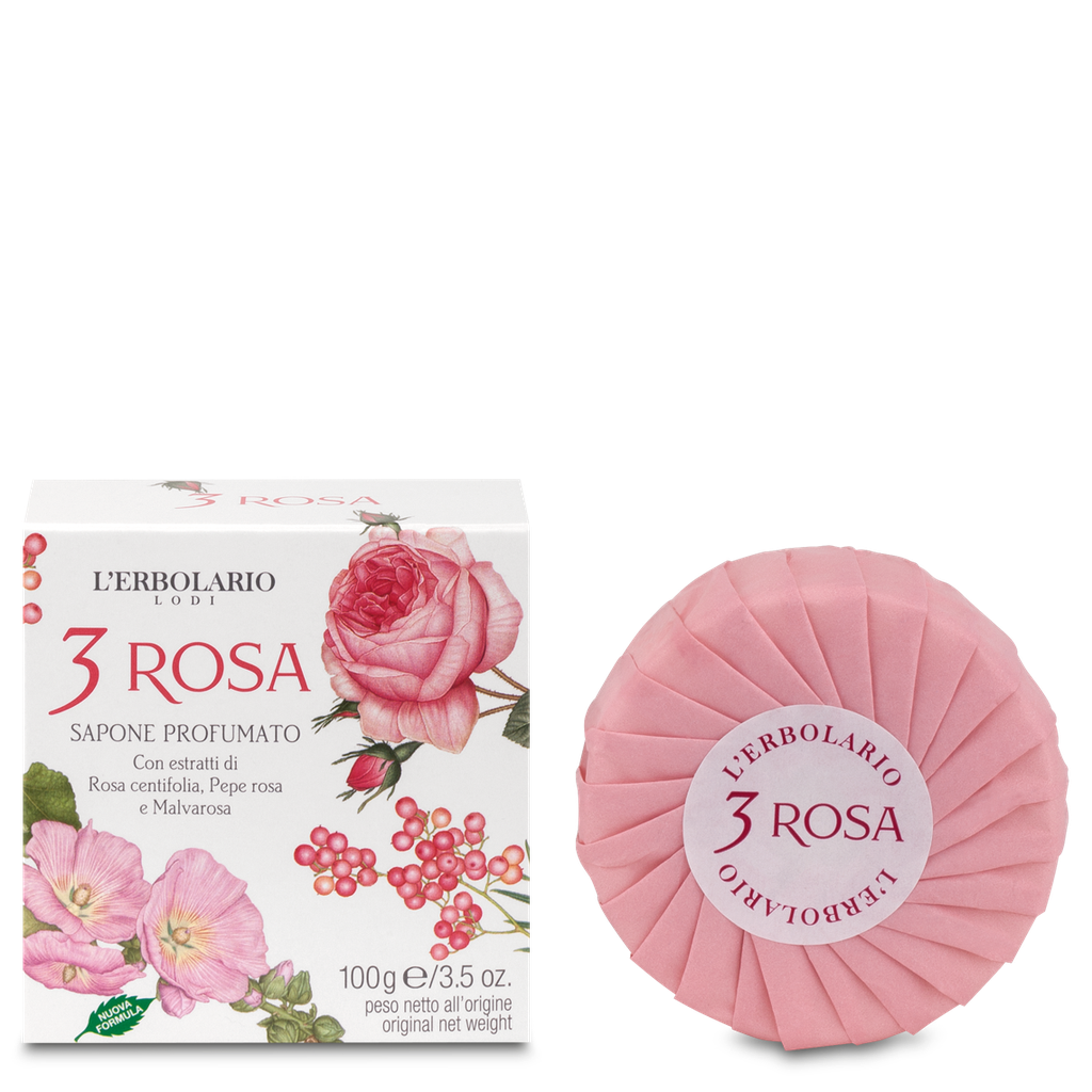 3 Rosa Sapone 100g