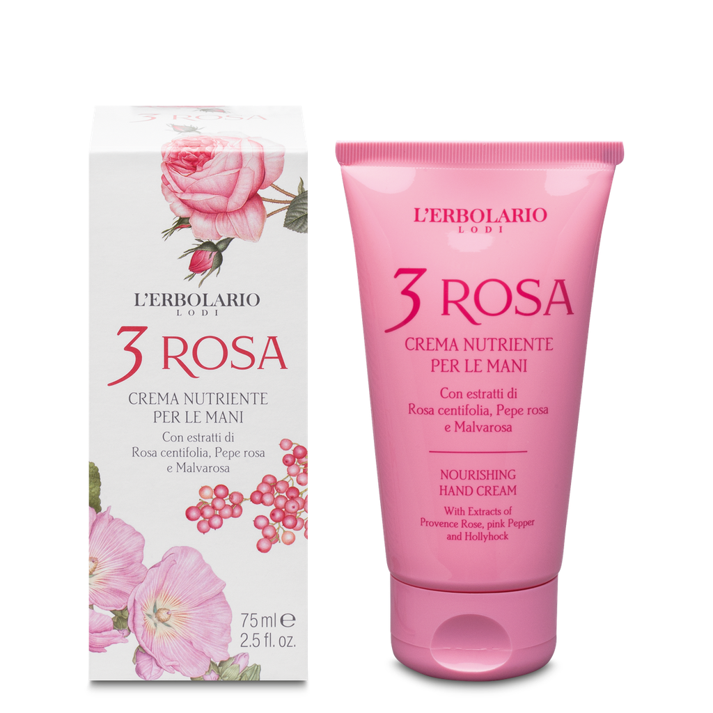 3 Rosa Crema Mani 75ml
