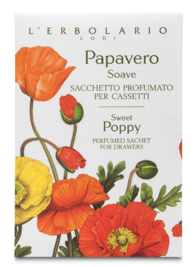 Papavero Soave Sacchetto Profumato per Cassetti