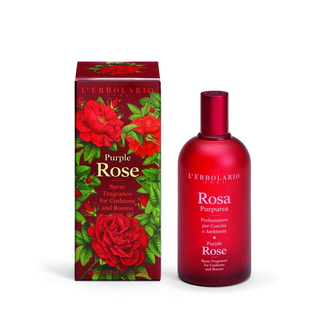 [081.054] Rosa Purpurea Profumatore Tessuti e Cuscini 125ml