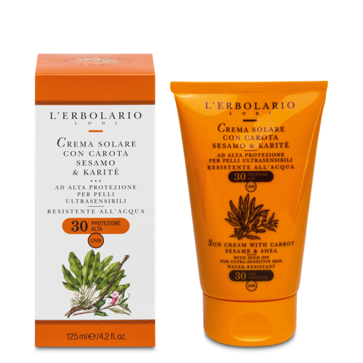 [086.216] Crema Solare per Pelli Ultrasensibili SPF30 125ml