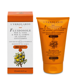 [086.230] FluidoSole Viso e Corpo Antiage SPF 20 125ml