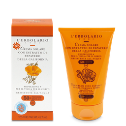 [086.009] Crema Solare con Estratto di Papavero SPF 50+ 125ml
