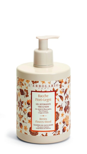 [002.073] Bacche Fiori Legni Gel Detergente Viso & Mani 500ml
