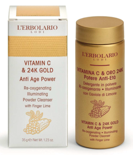 [002.008] Vitamina C & ORO 24K Detergente in Polvere 35g