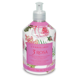 [026.059] 3 Rosa Detergente Mani e Corpo 490ml Limited Edition
