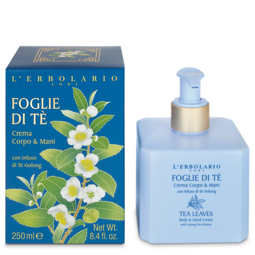 [026.044] Foglie di Tè Crema Corpo e Mani 250ml